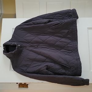 Abercrombie & Fitch Grey Quilted Half-Zip Sweatshirt XL